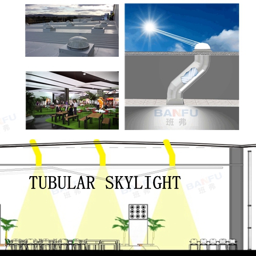 BANFU tubualr skylight in Commercial Area, San Jose del Cabo Airport