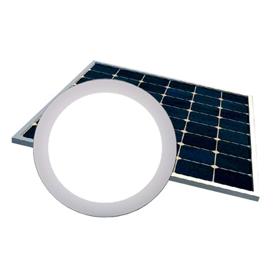 Solar LED panel light