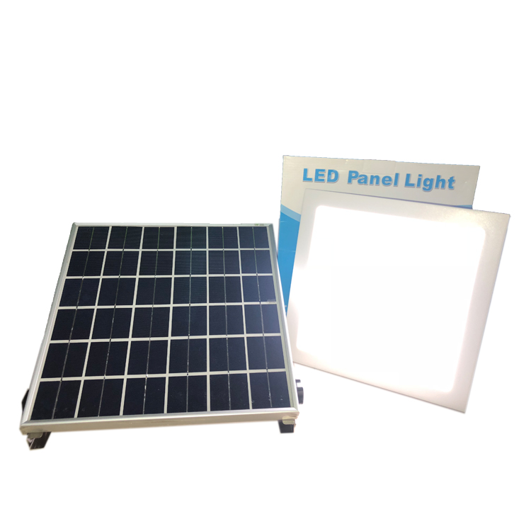Solar LED panel light